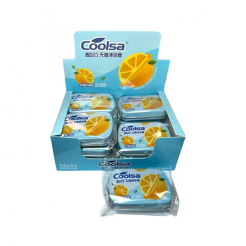 Конфета арт. 863743/863613 Драже мятное без сахара "Черный чай с лимоном" 16 г 12 шт. в кор.,