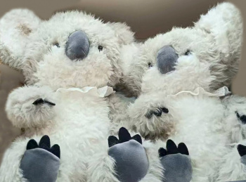 им Коала арт. 209057 Мохнатая с воротничком 40 см в пак.