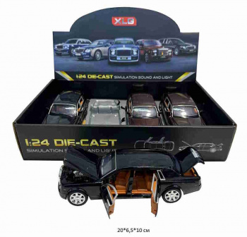 Модель металл. арт. M923S Кадиллак цвета микс (4 шт.) шоубокс•