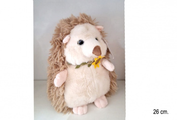 им Ежик арт. 1717/26 С цветком 26 см в пак.