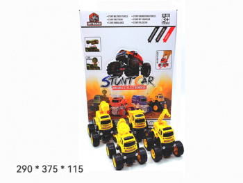 Машина инерц. арт. 713-2 Строительная техника трюковая ассорти (12 шт.) шоубокс_