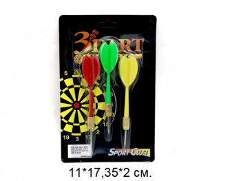 Дротики арт. 6031 Игла Набор 3 шт. на листе_/400 шт./