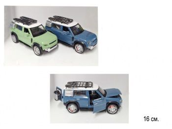 Машина инерц. арт. 5574 Land Rower свет, звук 16 см (8 шт.) шоубокс= /96 шт./