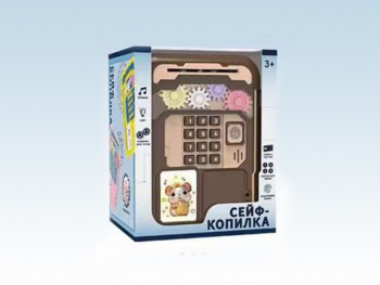 Сейф арт. 1638-4 Копилка Мышь шестеренки в кор.)