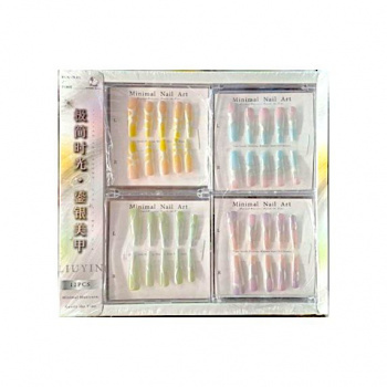 Набор для маникюра арт. CDJ-2590-209 Ногти накладные длинные ассорти 1шт. (12шт.) упаковка