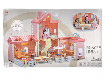 Дом для кукол арт. 668-83A" С куклой и мебелью в кор.