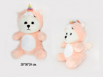 им Медведь арт. 18762-209 Белый в костюме единорога 36 см в пак. им Медведь арт. 18762-209 Белый в костюме единорога 36 см в пак.