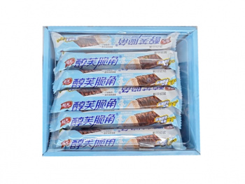 Печенье арт. 423514/421794 В глазури с молочной начинкой 11 г 30 шт. голубая кор.'