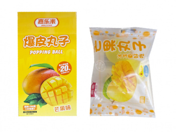 Конфета арт. 851739/851517-3 Желейные шарики "Манго" 39 г 20 шт. в кор.