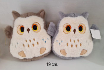 им Сова арт. 3851/19 Малыш цвета 3 цвета 19 см в пак.