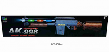 Оружие арт. AK-998-2 Ружье на батар. свет, звук в кор.•