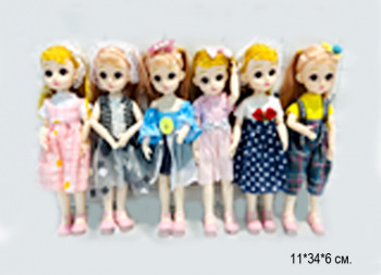 Кукла арт. RS26 Шарнирная в ассортименте в пак.•