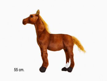 им Лошадь арт. 401055 Коричневая Стоит 55*60 см 1 шт. в пак.