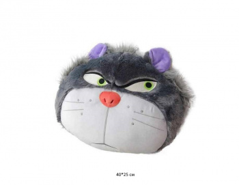 им Кот арт. YE23815-20 Серый подушка 40*25 см в пак.)