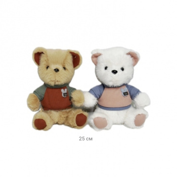 им Медведь арт. 1304/25 В кофте 25 см цвета микс в пак.