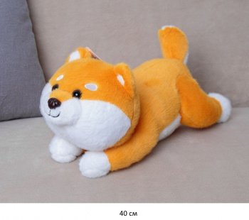 им Собака арт. 9018-12 Рыжая лежит 40 см в пак.)