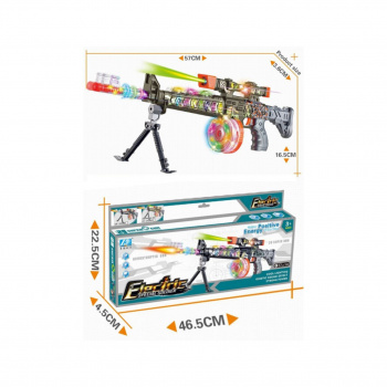 Оружие арт. 15219 Автомат на бат. свет, звук в кор. 46,5*4,5*22,5