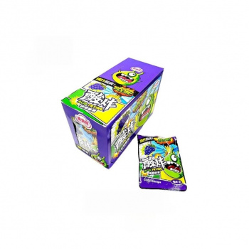 Конфета арт. 851470/851524-3 Кислая "Виноград" 24 г 20 шт. в фиолетовой кор.'