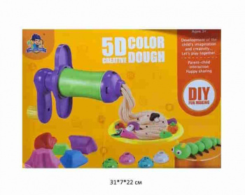 Пластилин арт. 6561B Игровой набор с формочками в кор.~