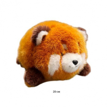 им Панда арт. 209236 Красная Малыш лежит 20 см в пак.