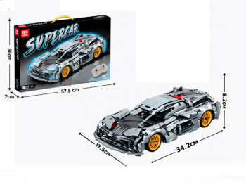 Конструктор арт. 8318 Автомобиль 748 дет. на р/у в кор.•