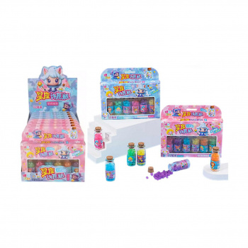 Конфета арт. 835502 Драже "Звездочки" Гороскоп в бутылке 12в1 42 г 8 шт. в кор.*