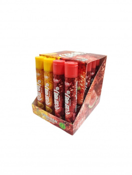 Конфета арт. 303420 Драже-шипучка без сахара "2в1: Арбуз и маракуйя" 10 г в тубе 20 шт. в кор.*