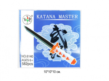 Конструктор арт. 6140-802 Микро KATANA Меч самурайский 582 дет. в кор.)