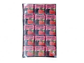 Конфета арт. 830019 Жевательная "Печенье с клубничной начинкой" кубики 30 шт. в кор.#'