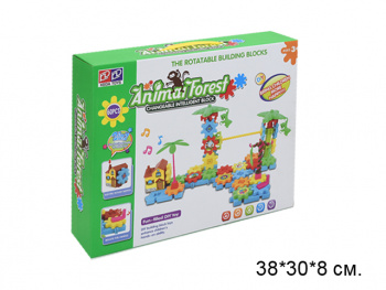 Конструктор арт. 1329 Шестеренки 60 дет. в кор._