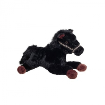 им Лошадь арт. YE25507-1-50-4 Лежит Черная 50 см в пак.)