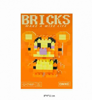 Конструктор арт. C1021-805 Микро Тигр 148 дет. в кор.~