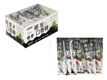 Жевательная резинка арт. 330635 Черная Вкусы микс 30 шт. в кор.*