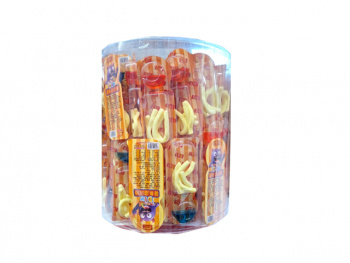 Маршмеллоу арт. 889795/890272 Набор с жидкой конфетой "Картофель фри с соусом" 12 г 100 шт. в банке*