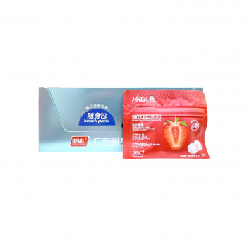 Конфета арт. 570610-4/570252 Карамель без сахара Мятная клубника 15 г 20 шт. в кор.*