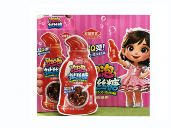 Конфета арт. 002889-2 Кола жидкая в пауче "бутылка" 13 г в кор. 20 шт.*