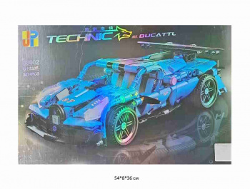 Конструктор арт. 88002 Автомобиль 521 дет. в кор.~
