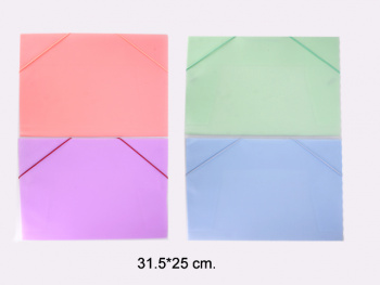 кц_Папка для тетрадей арт. YL213931 На резинке А4 цвета микс