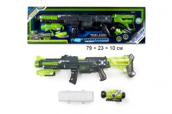Оружие арт. FJ559 Бластер с аксессуарами в кор. /12 шт./•