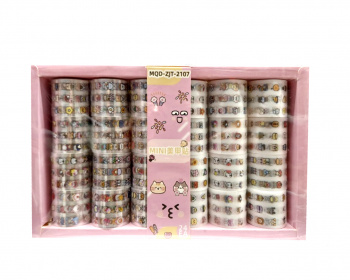 Наклейки для ногтей арт. 2107-1-209 Ассорти рулон 24 шт. в кор.