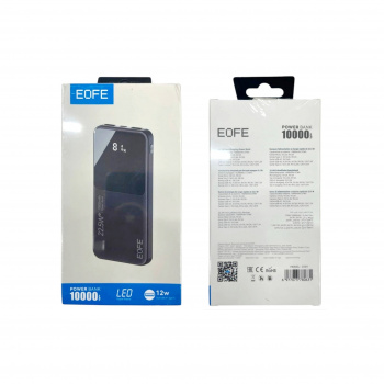 Внешний аккумулятор арт. G101 Power Bank EOFE 10000mAh 12w в кор./