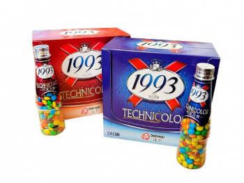 Конфета арт. 950244 Драже шоколад 75 г в бутылке 8 шт. упаковка