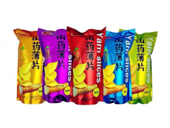 Чипсы арт. 125264 Ямсовые вкусы микс 33 г в пак. 20 шт. упаковка*